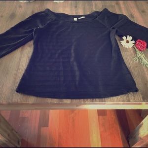Anthropology off the shoulders knit top.